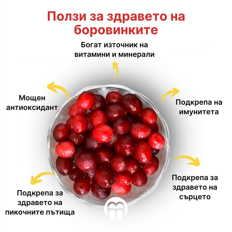(Bulharština) Zdravotní přínosy brusinek